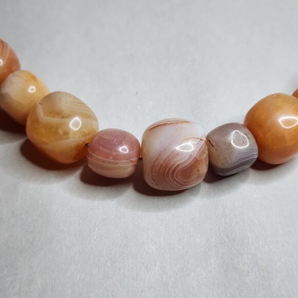 Jay King Mine Finds Carnelian Red Agate Sterling Silver 925 New 18" - Picture 3 of 7